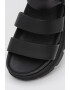 s.Oliver Sandale din piele ecologica cu talpa demi-wedge - Pled.ro