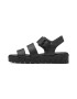 s.Oliver Sandale din piele ecologica cu talpa wedge - Pled.ro