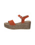 s.Oliver Sandale din piele intoarsa cu talpa wedge - Pled.ro