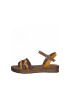 s.Oliver Sandale tip espadrile din piele cu talpa wedge - Pled.ro