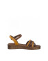 s.Oliver Sandale tip espadrile din piele cu talpa wedge - Pled.ro