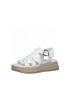 s.Oliver Sandale tip espadrile din piele cu talpa wedge - Pled.ro