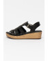 s.Oliver Sandale tip espadrile din piele ecologica cu talpa wedge - Pled.ro