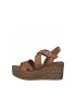 s.Oliver Sandale wedge de piele - Pled.ro