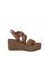 s.Oliver Sandale wedge de piele - Pled.ro