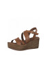 s.Oliver Sandale wedge de piele - Pled.ro