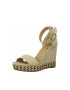 s.Oliver Sandale wedge de piele intoarsa sintetica - Pled.ro