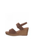 s.Oliver Sandale wedge tip espadrile de piele intoarsa - Pled.ro