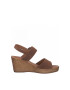 s.Oliver Sandale wedge tip espadrile de piele intoarsa - Pled.ro