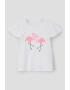 s.Oliver Tricou de bumbac cu flamingo - Pled.ro