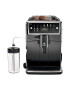 Saeco Espressor automat Xelsis SM7580/00 12 selectii 5 setari intensitate capacitate rezervor apa 1.7 l capacitate boabe 450 g rasnita ceramica cu 12 trepte carafa lapte 0.6 l sistem Latteduo AquaClean afisaj LCD negru - Pled.ro