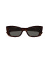 Saint Laurent Ochelari de soare dreptunghiulari cu model tortoise - Pled.ro