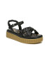 Sam Edelman Sandale flatform de piele cu aspect matlasat Gavril - Pled.ro