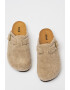 Scholl Papuci de blana shearling sintetica Fae New - Pled.ro