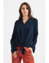 Scotch & Soda Bluza din viscoza cu detaliu cu nod - Pled.ro