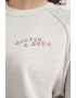 Scotch & Soda Bluza sport cu decolteu la baza gatului si maaneci raglan - Pled.ro