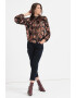 Scotch & Soda Bluza transparenta cu model floral - Pled.ro