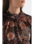 Scotch & Soda Bluza transparenta cu model floral - Pled.ro