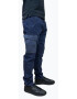 Scotch & Soda Pantaloni barbati Broome cu croiala Relaxed Slim Fit si aspect decolorat Bleumarin deschis - Pled.ro