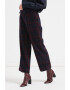 Scotch & Soda Pantaloni crop eleganti cu model in carouri - Pled.ro