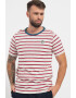 Scotch & Soda Tricou din bumbac cu model in dungi - Pled.ro