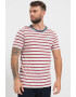 Scotch & Soda Tricou din bumbac cu model in dungi - Pled.ro