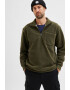 Selected Homme Bluza de fleece cu fermoar si buzunar aplicat pe piept - Pled.ro