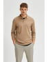 Selected Homme Bluza polo din bumbac organic - Pled.ro