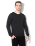 Selected Homme Bluza sport cu decolteu la baza gatului si aplicatie din material terry Jared - Pled.ro