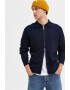 Selected Homme Cardigan de lana merinos cu fermoar - Pled.ro