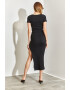 Shade Fusta midi u slit adanc lateral - Pled.ro