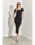 Shade Fusta midi u slit adanc lateral - Pled.ro