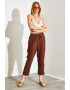 Shade Pantaloni crop cu talie inalta - Pled.ro