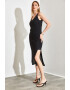 Shade Rochie tricotata cu slit lateral - Pled.ro