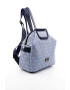 Silver&Polo Rucsac de piele ecologica cu model in carouri - Pled.ro