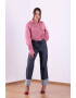 SILVY ROWSON Pantaloni slim fit cu talie inalta si decupaj - Pled.ro