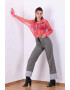 SILVY ROWSON Pantaloni slim fit cu talie inalta si decupaj - Pled.ro