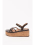 sixtyseven Sandale wedge de piele ecologica Yeko - Pled.ro