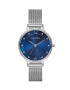 Skagen Ceas argintiu cu bleumarin - Pled.ro