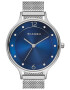 Skagen Ceas argintiu cu bleumarin - Pled.ro