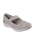 Skechers Balerina Be-Cool Sweet Knit cu bretele 100648-TPE taupe - Pled.ro