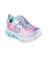 Skechers Pantofi sport cu velcro si aspect lucios Flutter Heart - Pled.ro