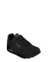 Skechers Pantofi sport de piele nabuc ecologica cu perforatii Uno - Stand On Air - Pled.ro