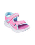 Skechers Sandale cu inchidere velcro si lumini LED - Pled.ro