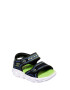 Skechers Sandale cu lumini LED Hypno-Flash 3.0 Negru/Albastru/Verde lime - Pled.ro