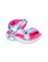 Skechers Sandale cu velcro si imprimeu cu nori Rainbow Racer - Pled.ro