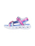 Skechers Sandale cu velcro si LED-uri pe talpa Heart Lights - Pled.ro