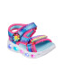 Skechers Sandale cu velcro si LED-uri pe talpa Heart Lights - Pled.ro