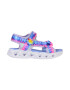 Skechers Sandale cu velcro si LED-uri pe talpa Heart Lights - Pled.ro