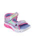 Skechers Sandale cu velcro si model colorblock Flutter Hearts - Pled.ro